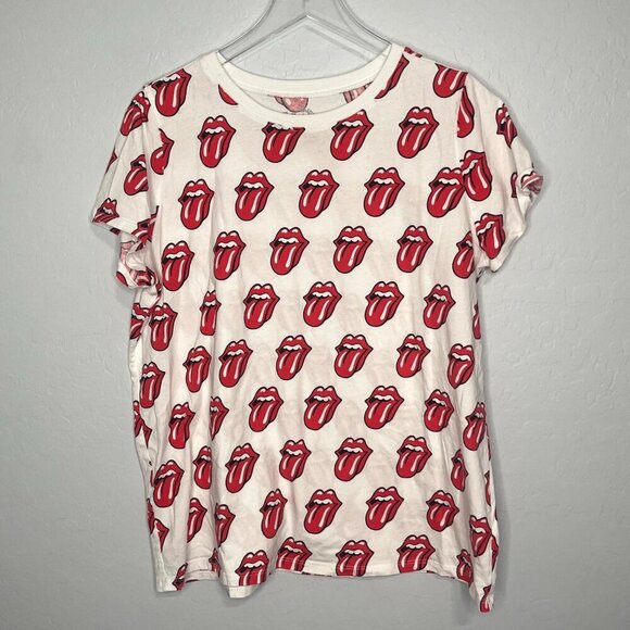 Torrid The Rolling Stones Logo T-Shirt Top 1 1X 14/16 - Picture 1 of 5